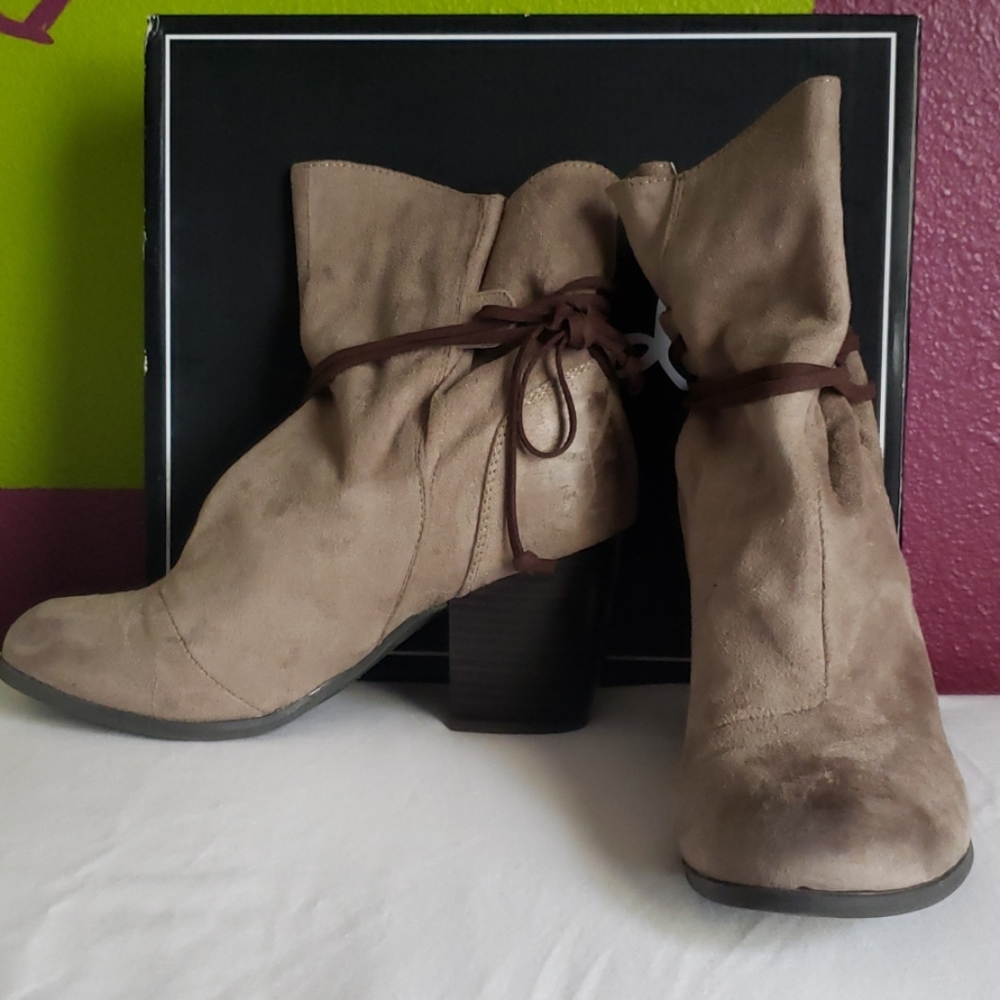Qupid Suede Booties